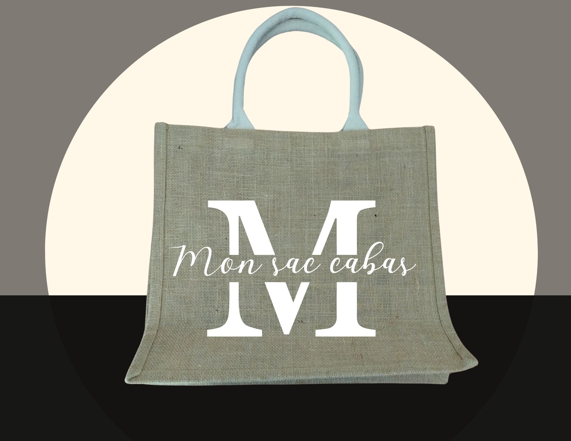 Sac en jute à personnaliser