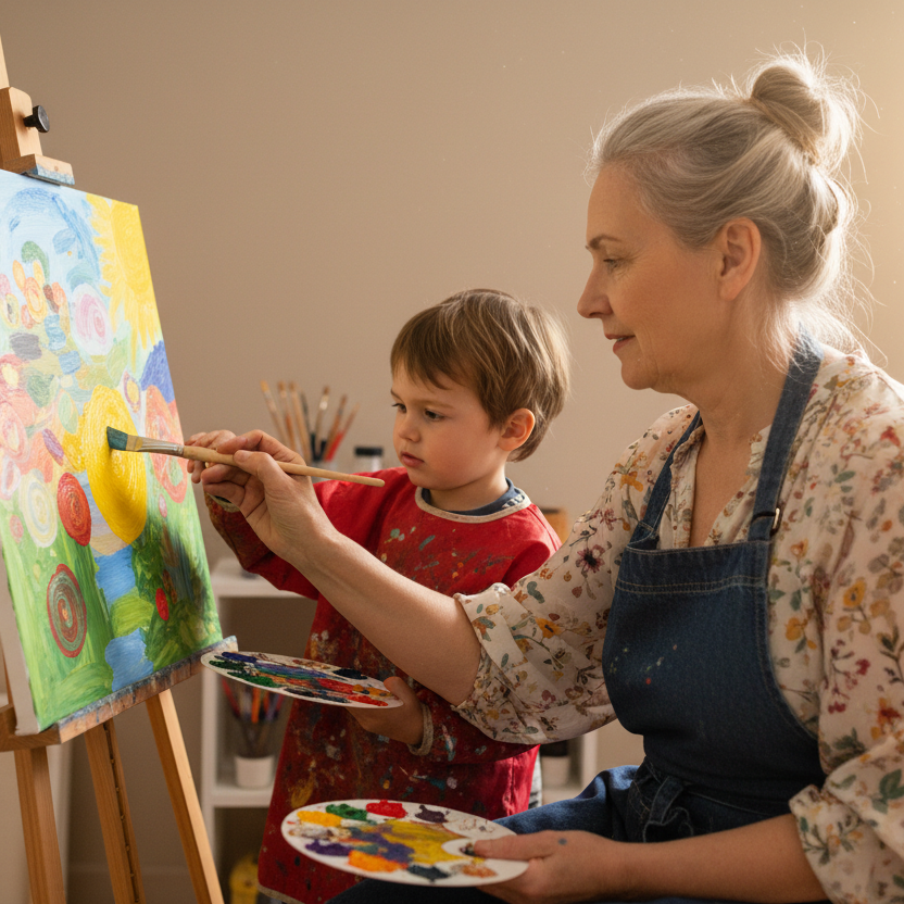 Atelier Peinture en Duo