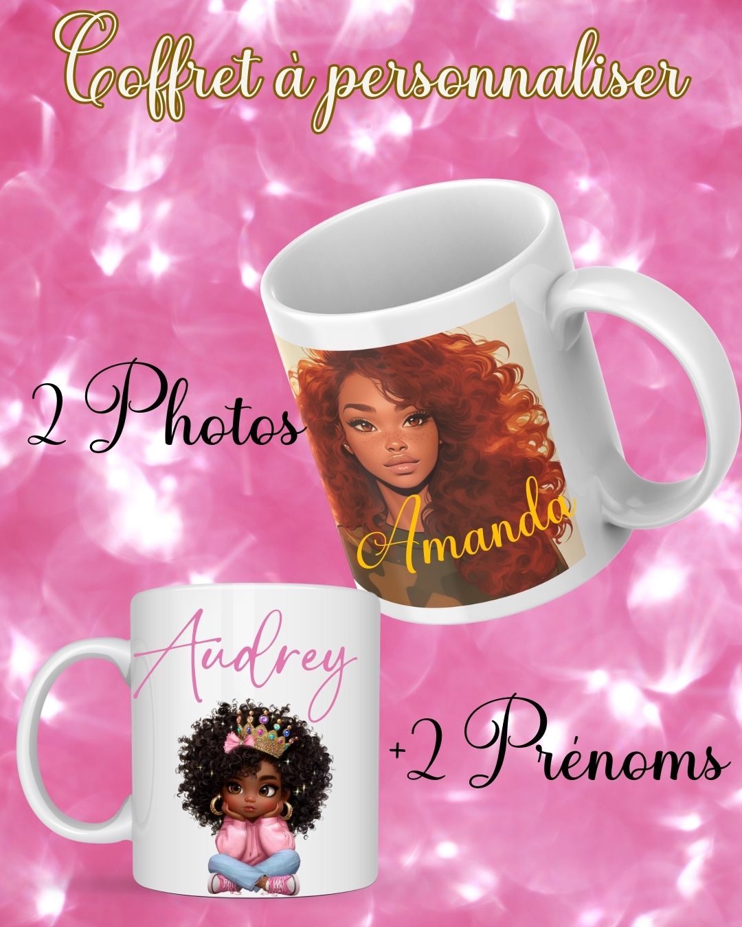 Coffret MUG Duo Photo ou Design