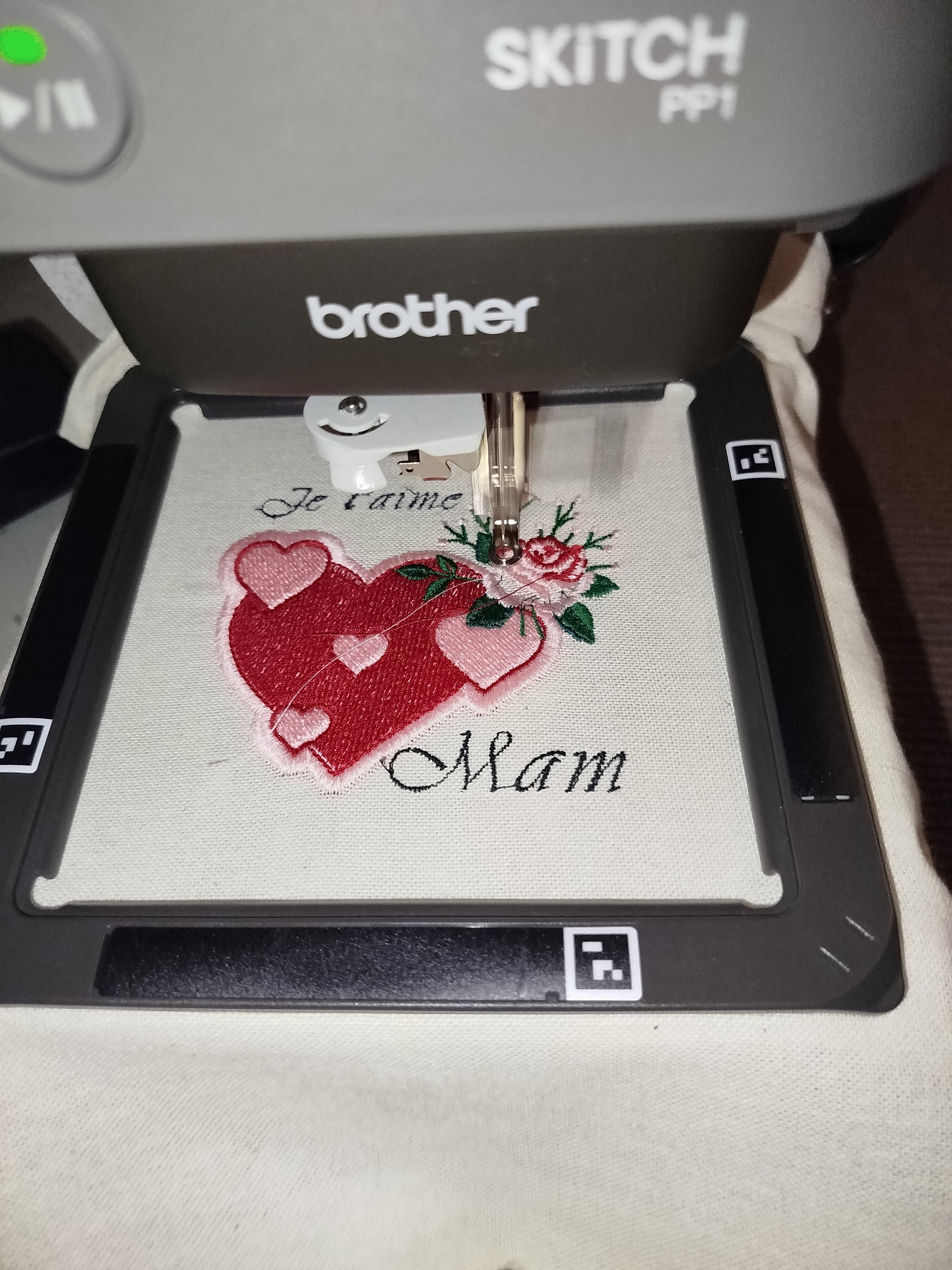 Atelier Broderie sur BROTHER SKITCH PP1