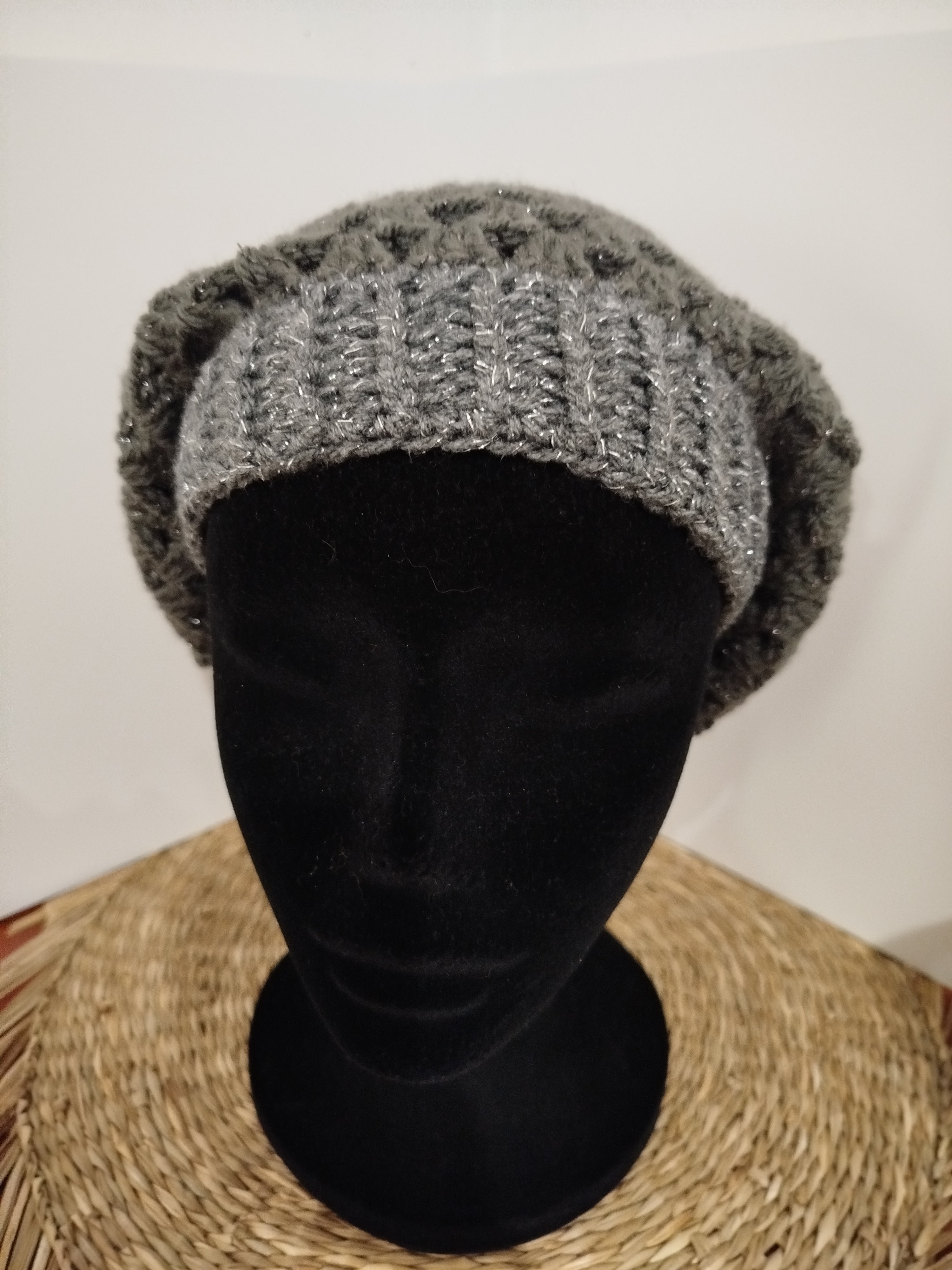 Bonnet Mistinguette Gris métal