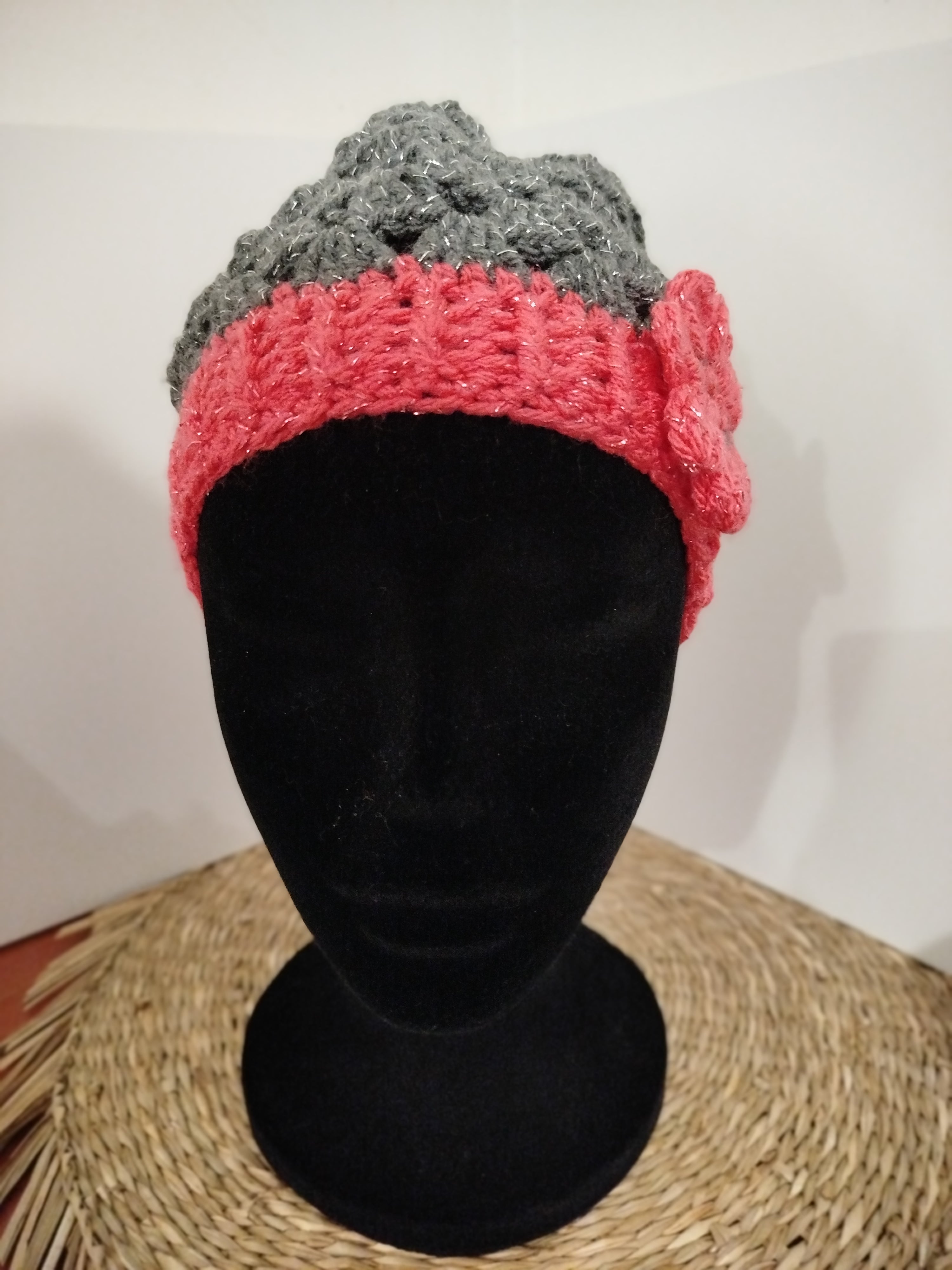 Bonnet Mistinguette Gris Rose