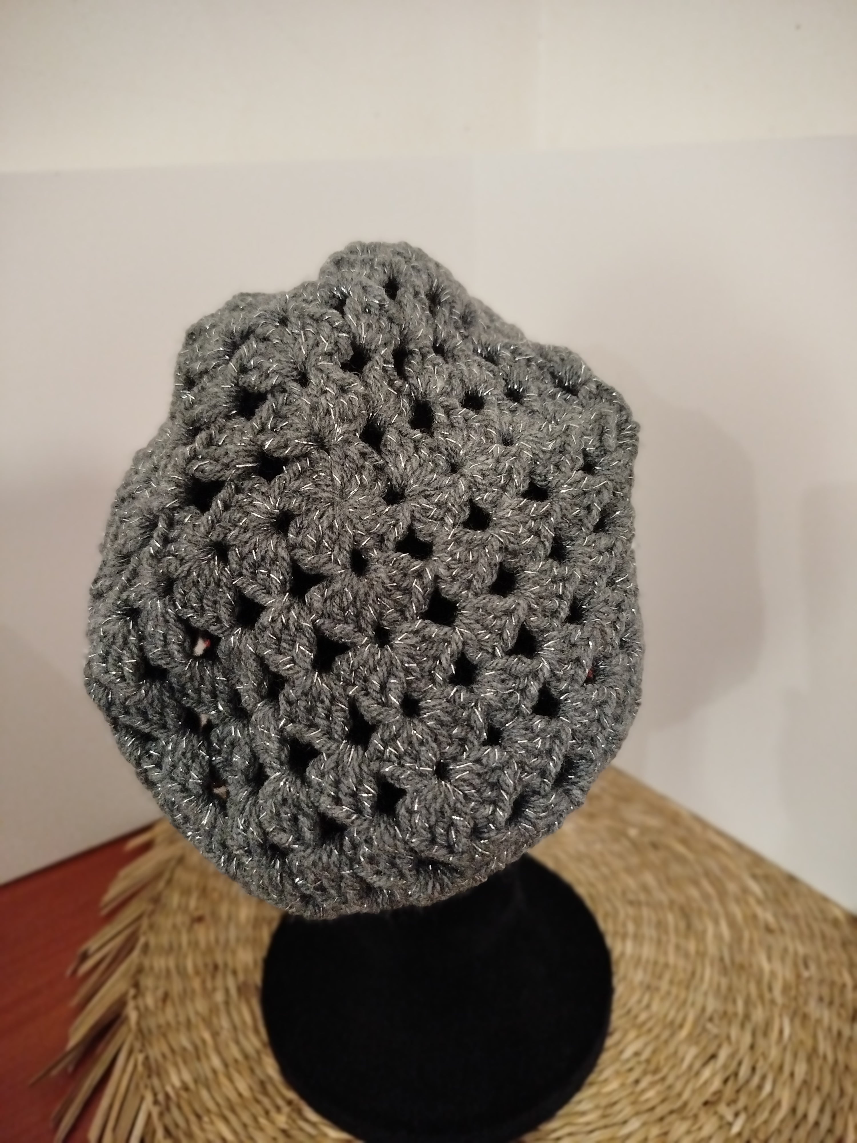 Bonnet Mistinguette Gris Rose