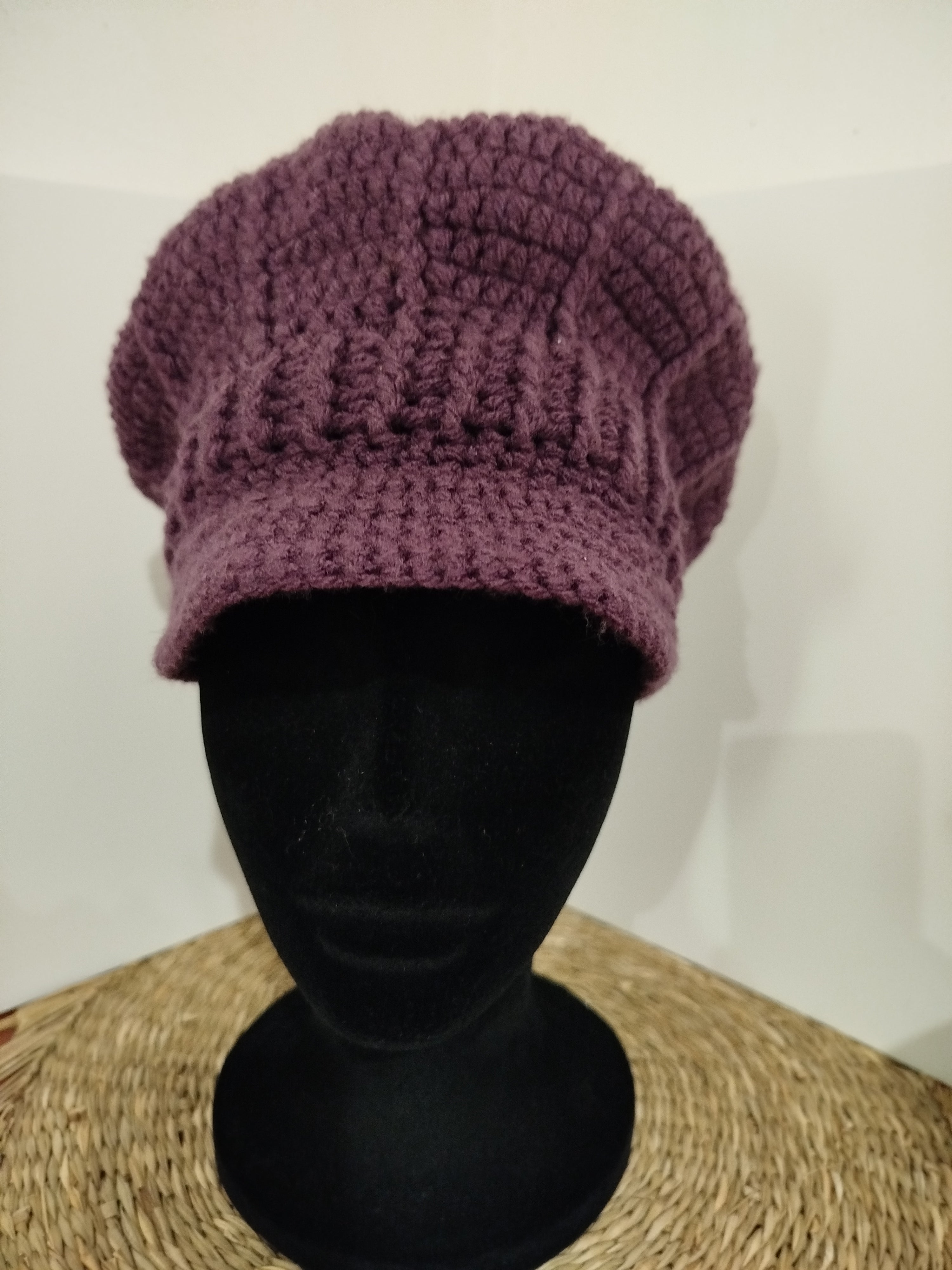 Bonnet Gavroche violet