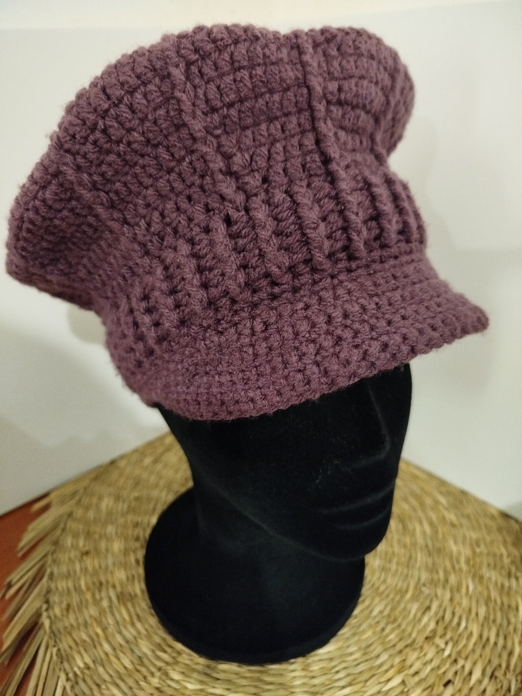Bonnet Gavroche violet
