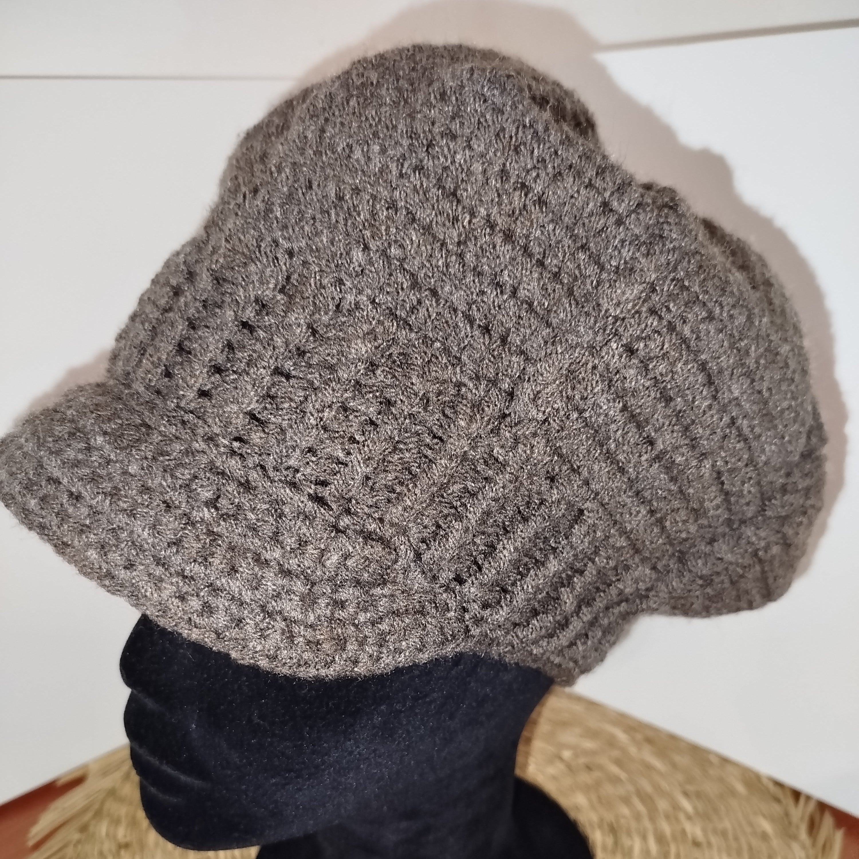 Bonnet Gavroche marron foncé