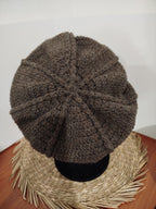 Bonnet Gavroche marron foncé