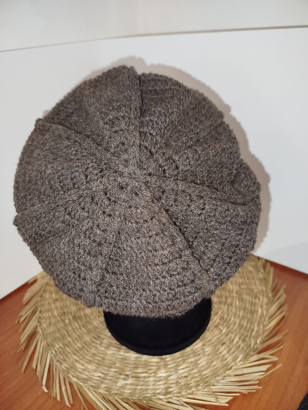 Bonnet Gavroche marron foncé