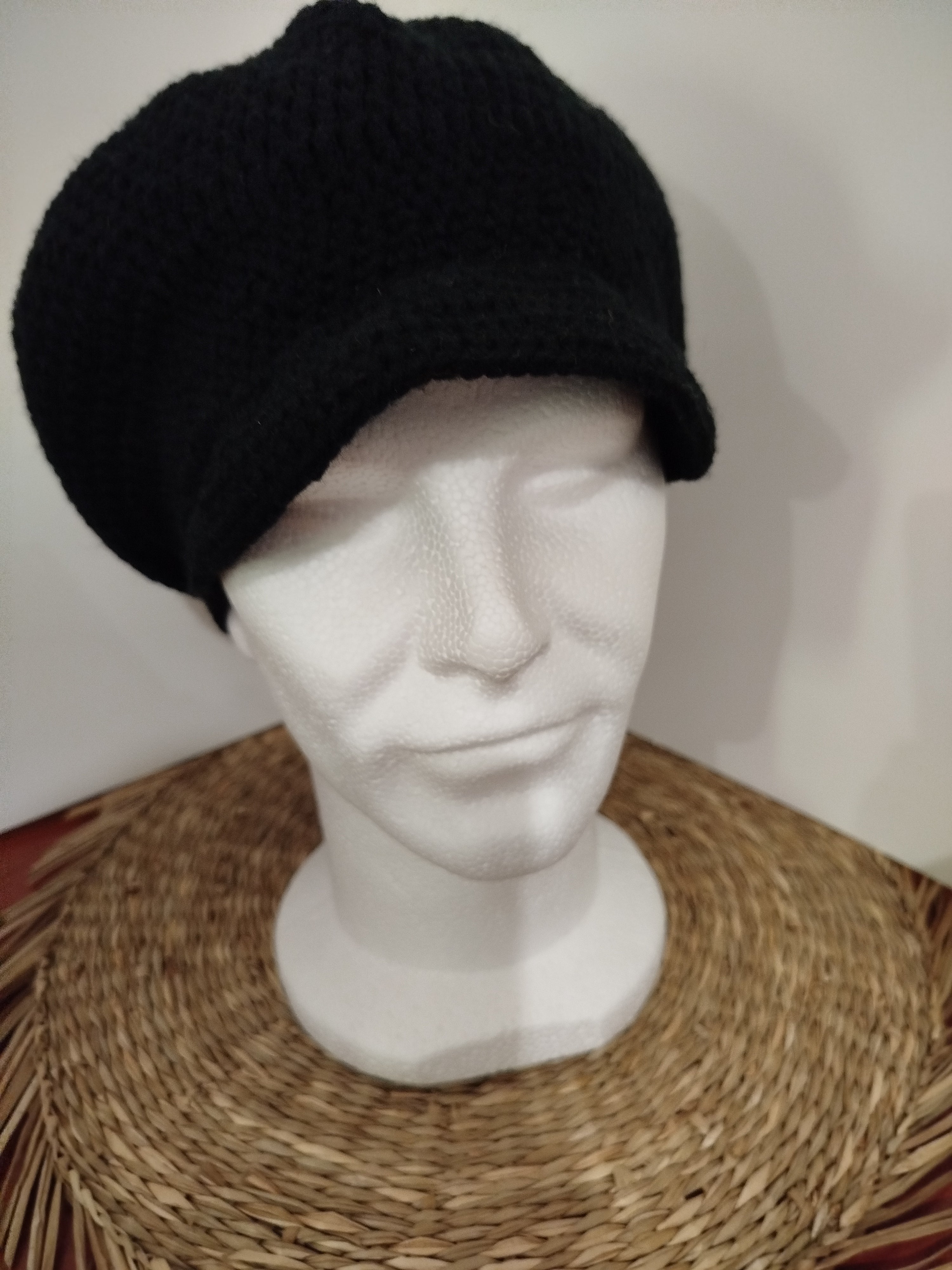 Bonnet visière noir
