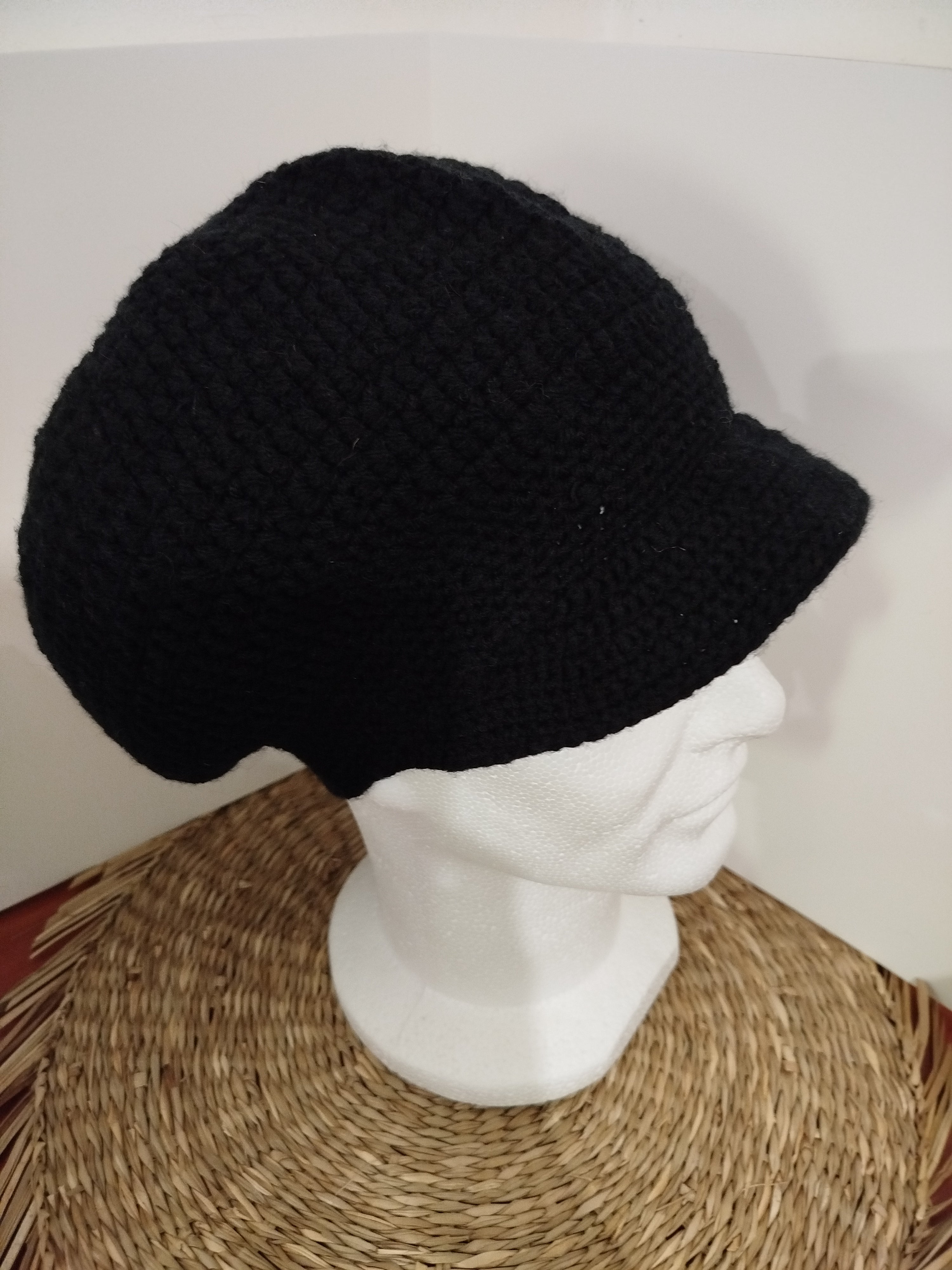 Bonnet visière noir