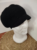 Bonnet visière noir
