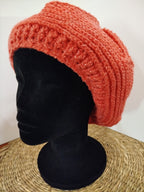 Bonnet crochet Feuille