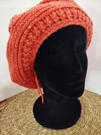 Bonnet crochet Feuille