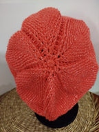 Bonnet crochet Feuille