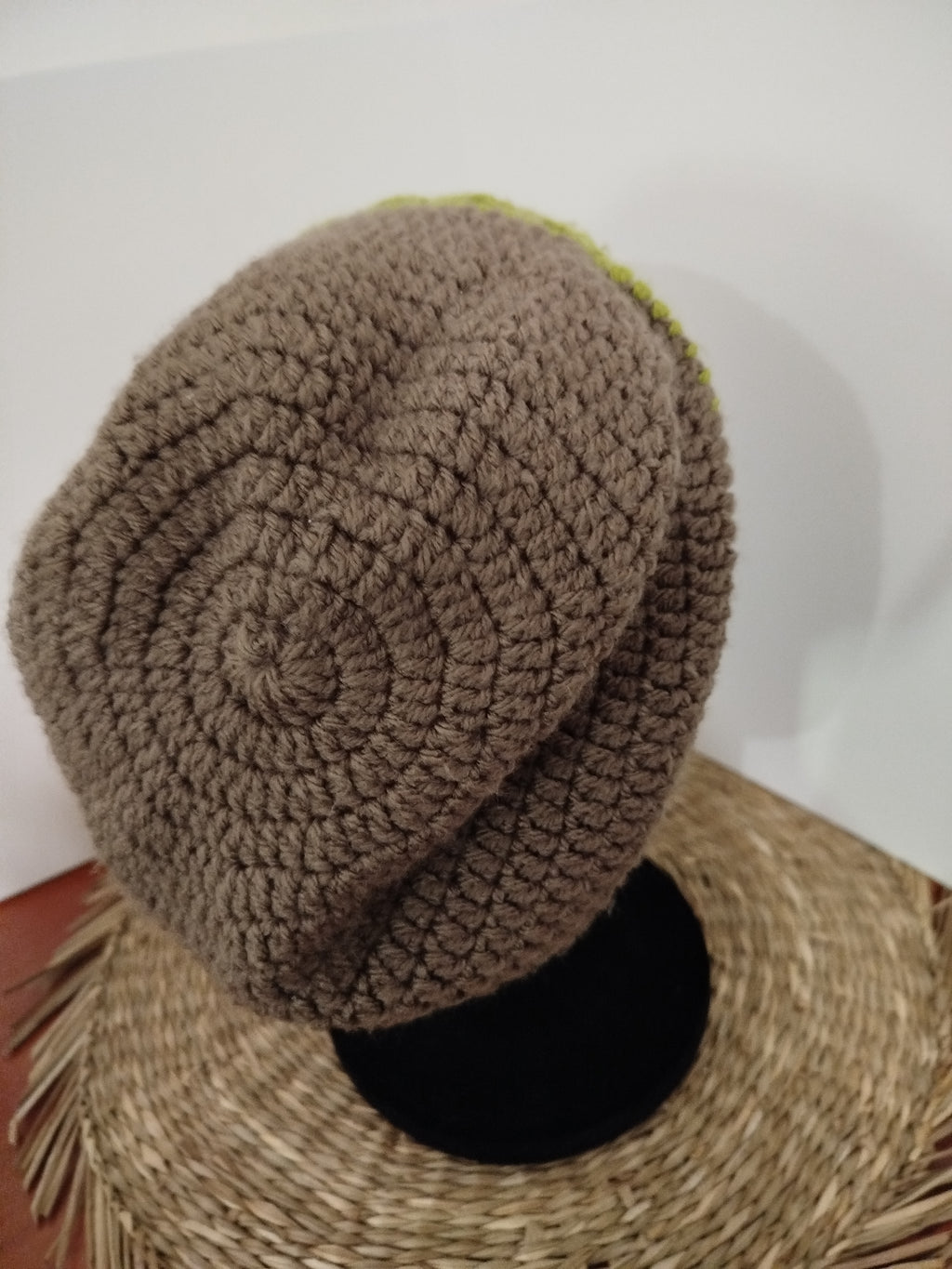 Bonnet bicolore pistache