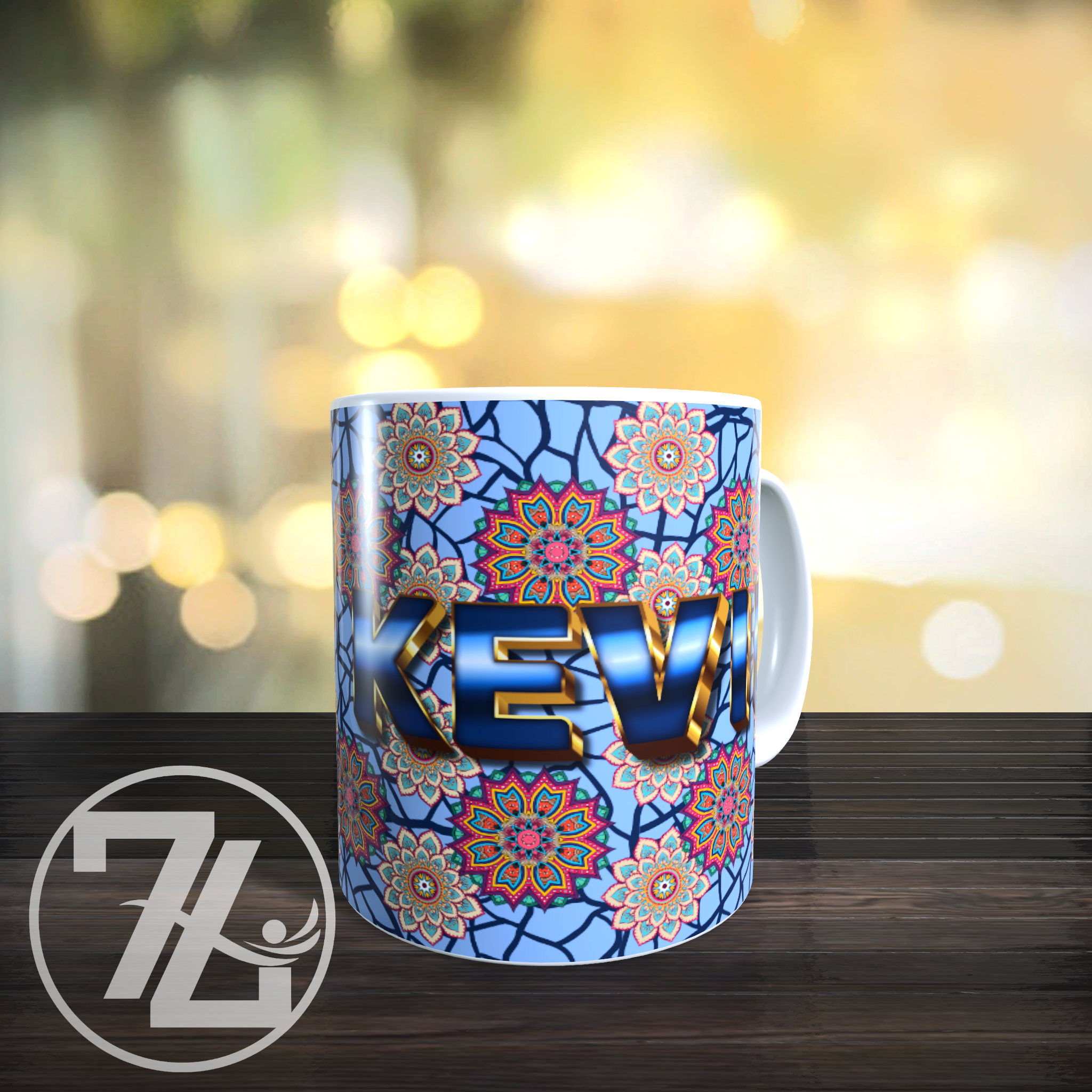 Mug Kévin et son éléphant porte bonheur