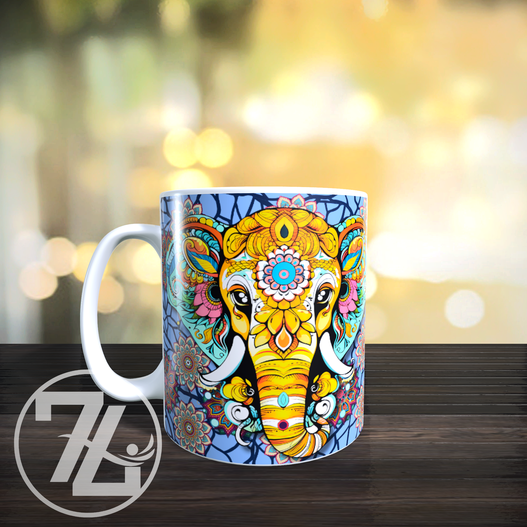 Mug Kévin et son éléphant porte bonheur