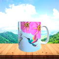 Mug Maman JTM Colibri et fleurs