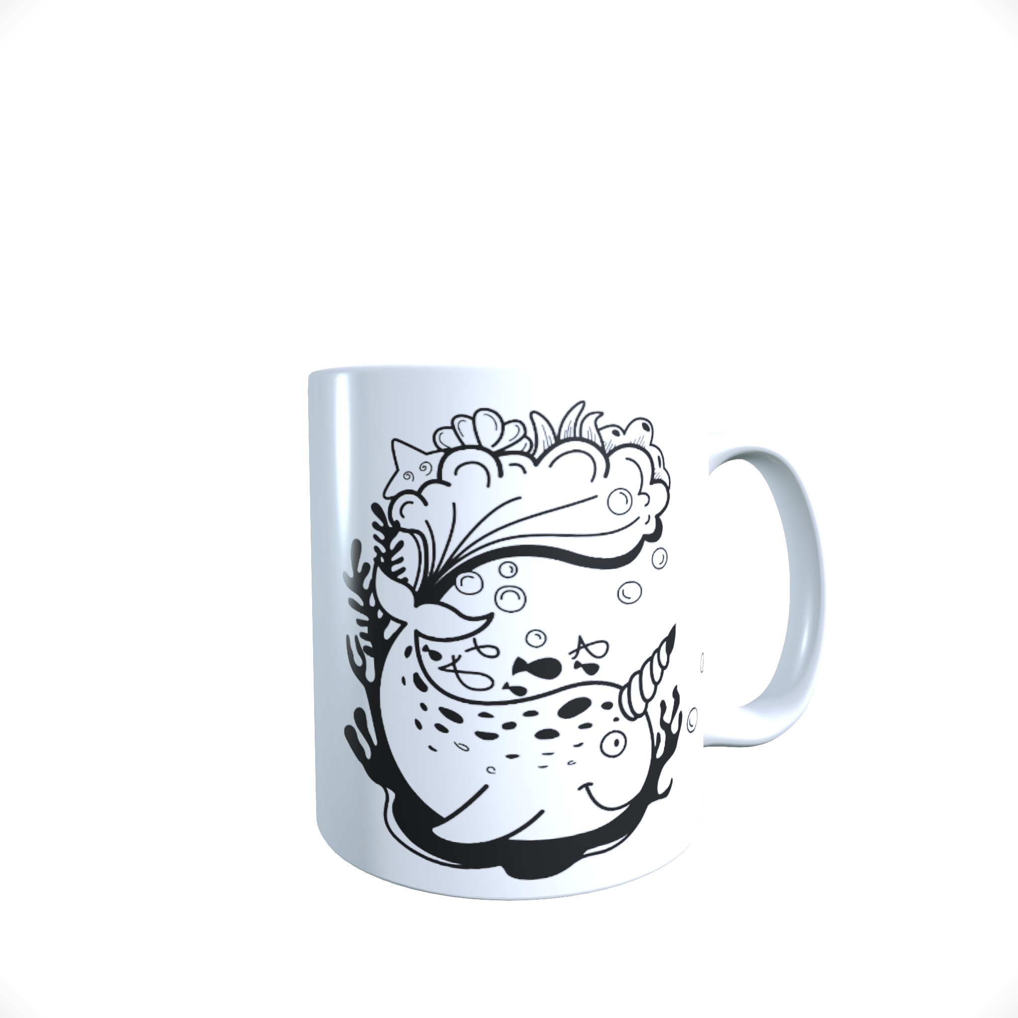 Coffret Loisirs - Mon mug à colorier Dauphin