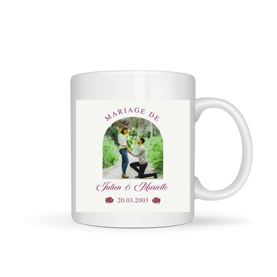 Mug Photo date mariage