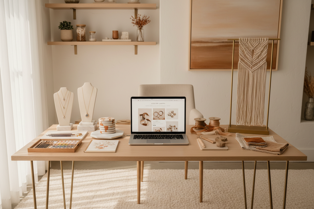 boutique en ligne et atelier de création