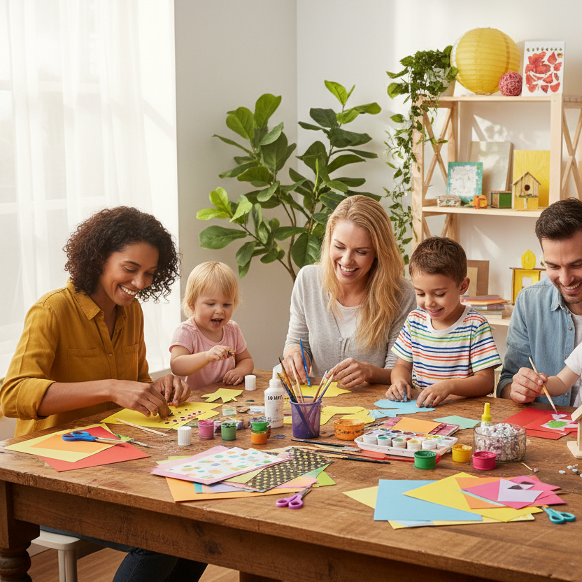PETIT ATELIER DE CREATION DIY A DOMICILE POUR ENFANTS ET ADULTES