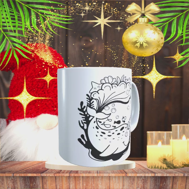 Coffret Loisirs - Mon mug à colorier Dauphin