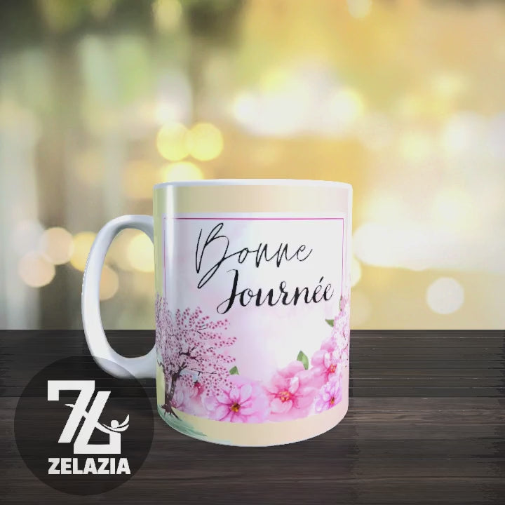 Mug Bonne journée ELISA