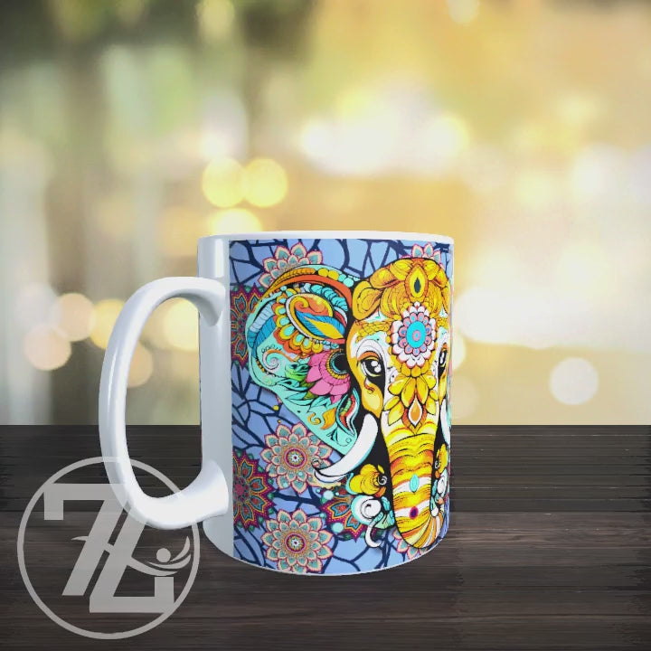 Mug Kévin et son éléphant porte bonheur