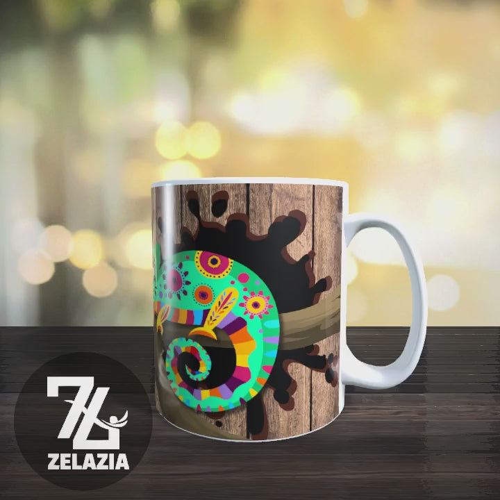 Mug Sandra & Caméléon