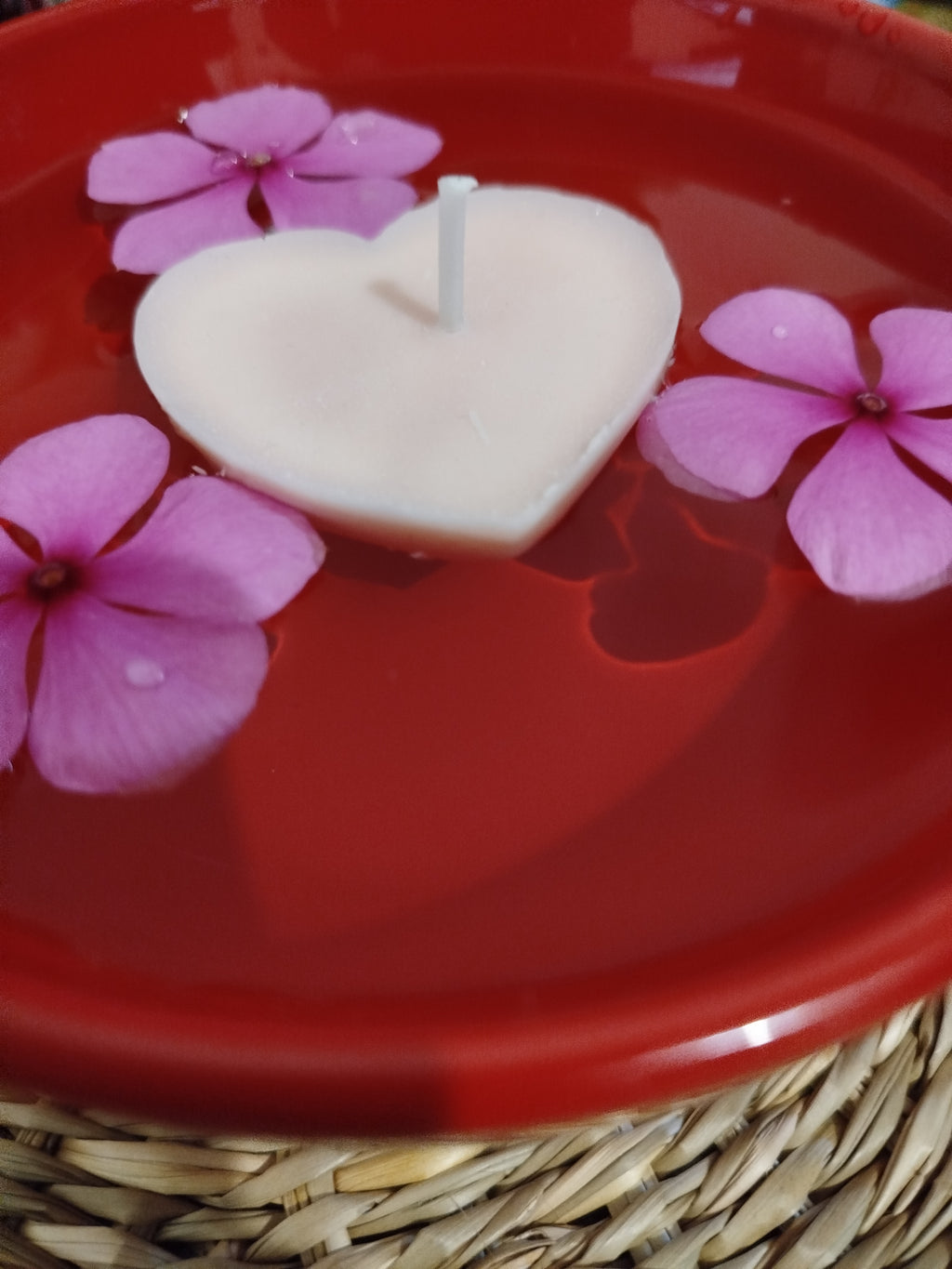 Bougies flottantes parfumées