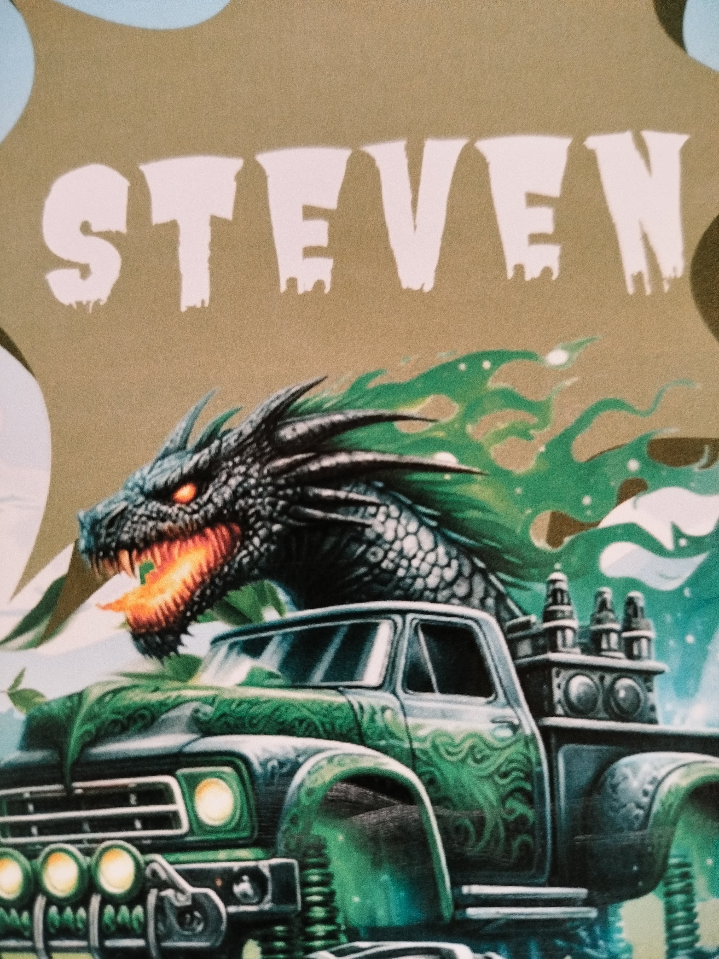 Chips Bags Trucker Dragon