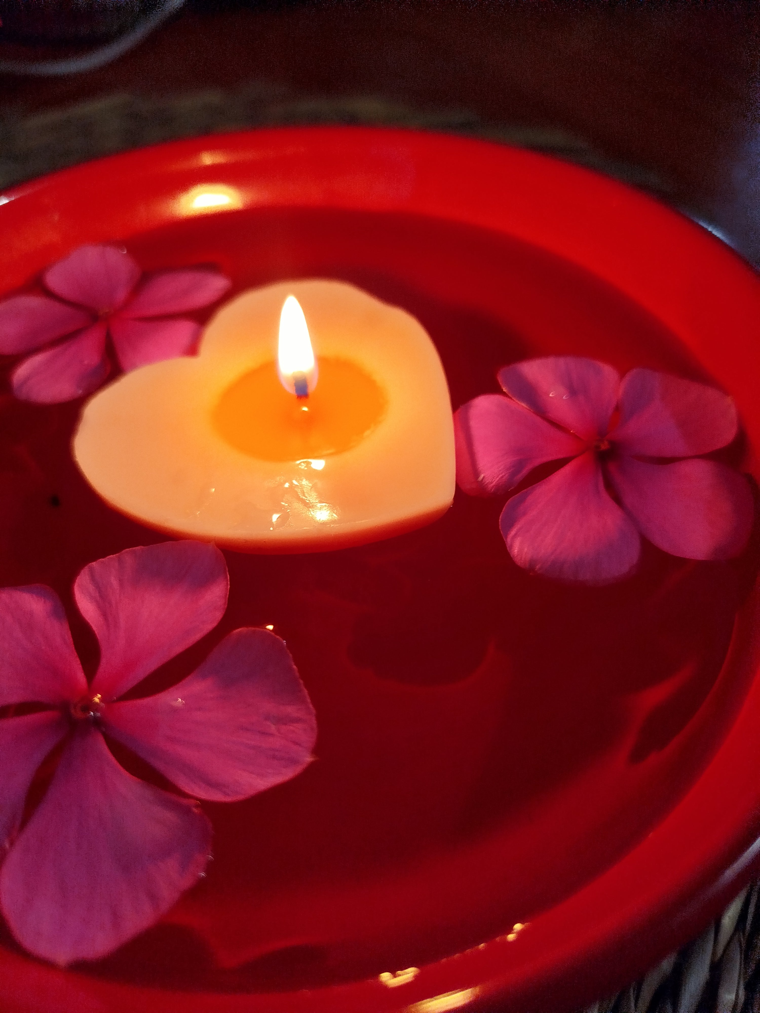 Bougies flottantes parfumées