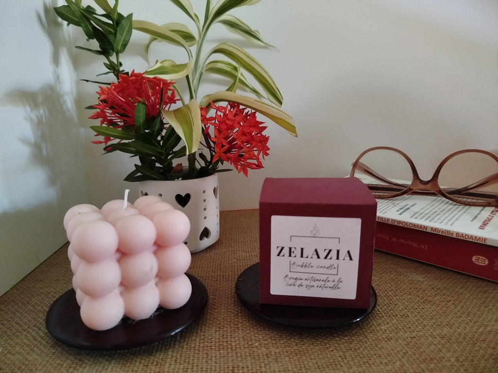 Bubble candle - Bougie carrée Bulles parfumée
