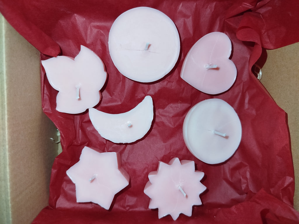 Bougies flottantes parfumées