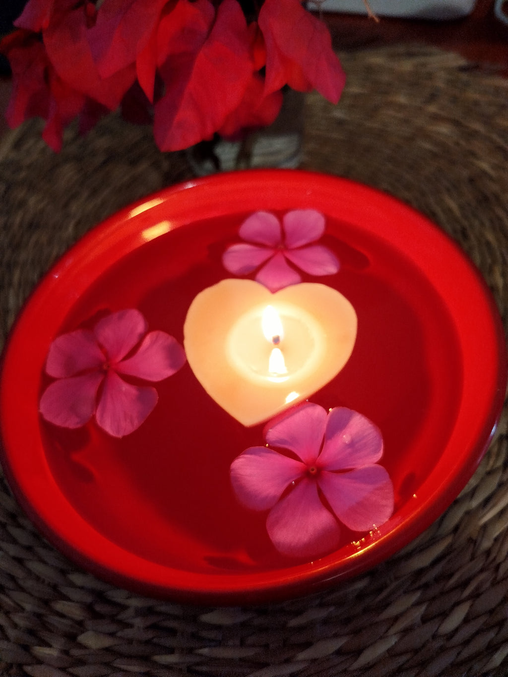 Bougies flottantes parfumées