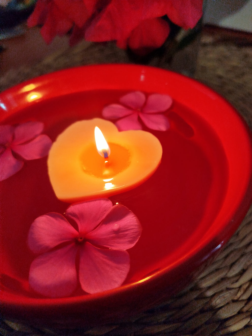 Bougies flottantes parfumées